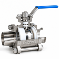 AF-61 3-Piece Sanitary Tri-Clamp Ball Valve