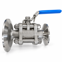 AF-61 3-Piece Sanitary Tri-Clamp Ball Valve